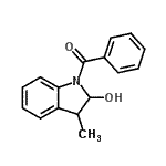 CAS#: 22397-26-8, (2-Hydroxy-3-Methyl-2,3-Dihydro-1H-Indol-1-Yl)(Phenyl)Methanone