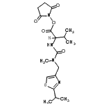 CAS#: 224631-15-6, 2,5-Dioxo-1-Pyrrolidinyl N-{[(2-Isopropyl-1,3-Thiazol-4-Yl)Methyl](Methyl)Carbamoyl}Valinate
