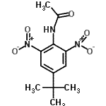 CAS#: 22503-15-7, N-[4-(2-Methyl-2-Propanyl)-2,6-Dinitrophenyl]Acetamide