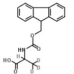 CAS 登录号：225101-67-7， N-[(9H-芴-9-基甲氧基)羰基](3,3,3-<sup>2</sup>H<sub>3</sub>)丙氨酸