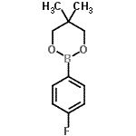 CAS 登录号：225916-39-2， 2-(4-氟苯基)-5,5-二甲基-1,3,2-二氧硼杂环己烷