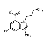 CAS#: 225939-52-6, 1-Butyl-5-Chloro-3-Methyl-7-Nitro-1H-Indazole