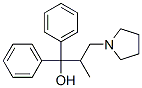 CAS 登录号：2260-35-7， 2-甲基-1,1-二苯基-3-吡咯烷-1-基丙-1-醇盐酸盐