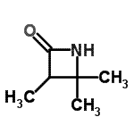 CAS 登录号：22607-01-8， 3,4,4-三甲基-2-氮杂环丁酮