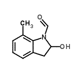 CAS#: 22614-65-9, 2-Hydroxy-7-Methyl-1-Indolinecarbaldehyde