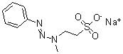 CAS 登录号:22670-79-7, 2-(1-甲基-3-苯基-2-三氮烯基)乙烷-1-磺酸钠盐