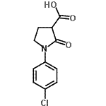 CAS 登录号：226881-06-7， 1-(4-氯苯基)-2-氧代-3-吡咯烷羧酸