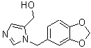 CAS 登录号：226930-11-6， [1-(1,3-苯并二氧戊环-5-基甲基)-1H-咪唑-5-基]甲醇