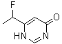 CAS#: 227184-11-4, 6-(1-Fluoroethyl)-4(1H)-Pyrimidinone