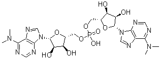 CAS#: 2273-75-8, N,N-Dimethyladenylyl-(3'-5')-N,N-dimethyl-Adenosine
