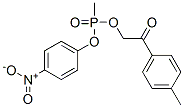 CAS 登录号：22739-60-2， 甲基膦酸 2-(4-甲基苯基)-2-氧代乙基 4-硝基苯基酯