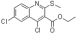 CAS#: 227958-96-5, Ethyl 4,6-Dichloro-2-(Methylsulfanyl)-3-Quinolinecarboxylate