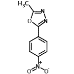 CAS 登录号：22815-99-2， 2-甲基-5-(4-硝基苯基)-1,3,4-恶二唑