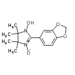 CAS 登录号：228712-12-7， [2-(1,3-苯并二氧戊环-5-基)-4,4,5,5-四甲基-3-氧代-4,5-二氢-1H-咪唑-1-基]氧氮自由基