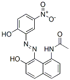 CAS#: 22873-89-8, N-[7-Hydroxy-8-[(2-Hydroxy-5-Nitrophenyl)Azo]-1-Naphthalenyl]-Acetamide
