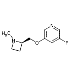 CAS#: 228867-33-2, 3-Fluoro-5-{[(2R)-1-Methyl-2-Azetidinyl]Methoxy}Pyridine