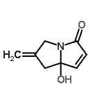 CAS#: 229496-94-0, 7A-Hydroxy-6-Methylene-5,6,7,7A-Tetrahydro-3H-Pyrrolizin-3-One