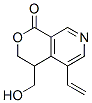 CAS#: 22952-54-1, 5-Ethenyl-3,4-dihydro-4-(hydroxymethyl)-1H-Pyrano[3,4-c]pyridin-1-one
