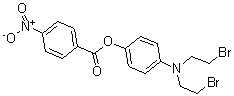 CAS 登录号：22953-44-2， 4-[二(2-溴乙基)氨基]苯基 4-硝基苯甲酸酯