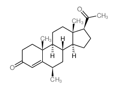 CAS#: 2300-06-3, (6beta)-6-Methyl-Pregn-4-ene-3,20-dione