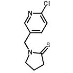 CAS#: 230617-77-3, 1-[(6-Chloro-3-Pyridinyl)Methyl]-2-Pyrrolidinethione