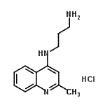 CAS#: 23096-73-3, N-(2-Methyl-4-Quinolinyl)-1,3-Propanediamine Hydrochloride (1:1)