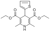 CAS#: 23118-58-3, Diethyl 2,6-Dimethyl-4-Thiophen-2-Yl-1,4-Dihydropyridine-3,5-Dicarboxylate