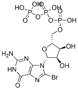 CAS 登录号：23197-98-0， 8-溴鸟苷三磷酸酯