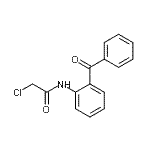 CAS 登录号：23207-75-2， N-(2-苯甲酰基苯基)-2-氯乙酰胺