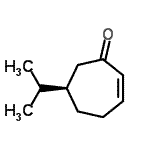 CAS 登录号：232267-87-7， (6R)-6-异丙基-2-环庚烯-1-酮