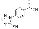 CAS#: 23249-95-8, 4-(5-Sulfanyl-1H-Tetrazol-1-Yl)Benzoic Acid