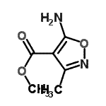 CAS 登录号：23286-53-5， 甲基5-氨基-3-甲基-1,2-恶唑-4-羧酸酯