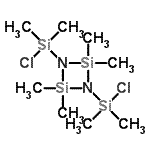 CAS#: 2329-10-4, 1,3-Bis[chloro(dimethyl)silyl]-2,2,4,4-tetramethyl-1,3,2,4-diazadisiletidine