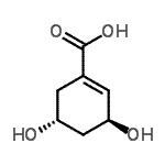 CAS#: 232952-09-9, (3S,5R)-3,5-Dihydroxy-1-Cyclohexene-1-Carboxylic Acid