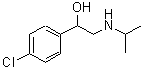 CAS 登录号：23299-13-0， 1-(4-氯苯基)-2-(异丙基氨基)乙醇