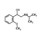 CAS 登录号：23299-28-7， 2-(异丙基氨基)-1-(2-甲氧基苯基)乙醇