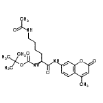 CAS#: 233691-67-3, 2-Methyl-2-Propanyl {(2S)-6-Acetamido-1-[(4-Methyl-2-Oxo-2H-Chromen-7-Yl)Amino]-1-Oxo-2-Hexanyl}Carbamate