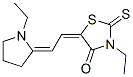 CAS#: 23405-68-7, 3-Ethyl-5-[(1-Ethylpyrrolidin-2-Ylidene)Ethylidene]-2-Thioxothiazolidin-4-One