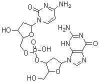 CAS 登录号：23405-83-6， 2'-脱氧鸟苷酰-(3'-5')-2'-脱氧胞苷