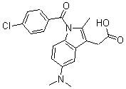 CAS#: 23456-71-5, 1-(4-Chlorobenzoyl)-5-dimethylamino-2-methylindole-3-acetic acid