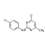CAS#: 23497-36-1, 4-Chloro-N-(4-Chlorophenyl)-6-Methyl-2-Pyrimidinamine
