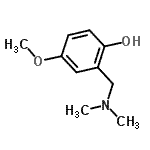 CAS#: 23562-77-8, 2-[(Dimethylamino)Methyl]-4-Methoxyphenol