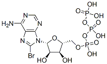 CAS 登录号：23567-97-7， 8-溴腺苷 5'-三磷酸酯