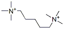 CAS 登录号：2365-25-5， 三甲基-(5-三甲基铵基戊基)铵二溴化物