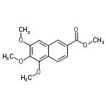 CAS#: 23673-53-2, Methyl 5,6,7-Trimethoxy-2-Naphthoate