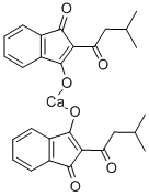 CAS 登录号:23710-76-1, 2-异戊酰基-1,3-茚满二酮钙盐