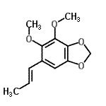 CAS#: 23731-63-7, 4,5-Dimethoxy-6-[(1E)-1-Propen-1-Yl]-1,3-Benzodioxole