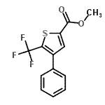 CAS#: 237385-98-7, Methyl 4-Phenyl-5-(Trifluoromethyl)-2-Thiophenecarboxylate