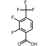 CAS 登录号：237424-17-8， 2,3-二氟-4-(三氟甲基)苯甲酸