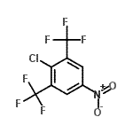 CAS 登录号：2375-97-5， 2-氯-5-硝基-1,3-二(三氟甲基)苯